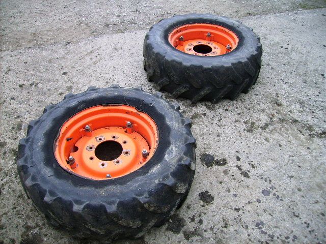 Kubota 320/70R20 + 420/70R28 Wheels and Tyres
